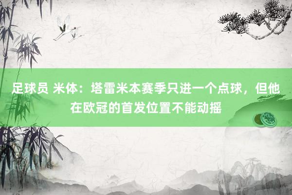 足球员 米体：塔雷米本赛季只进一个点球，但他在欧冠的首发位置不能动摇